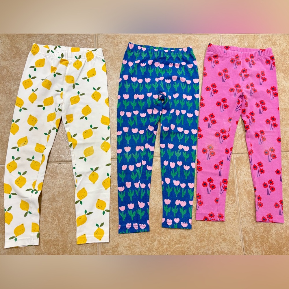 Hanna Andersson four sets of leggings size 5 or 110cm bundle